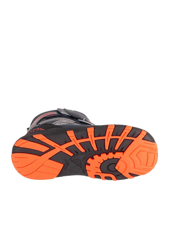 Blackpool Tex K Kids Boots with Velcro Navy Blue