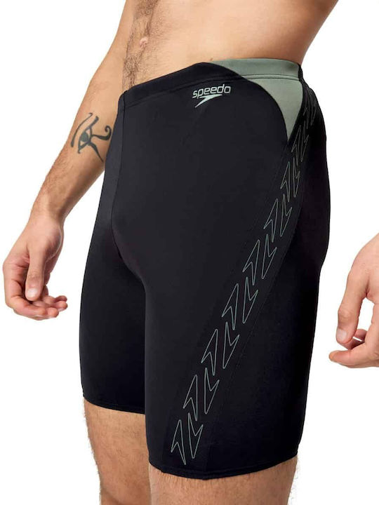Speedo Hyperboom Splice 00303817509 Men's Competition Jammer Black