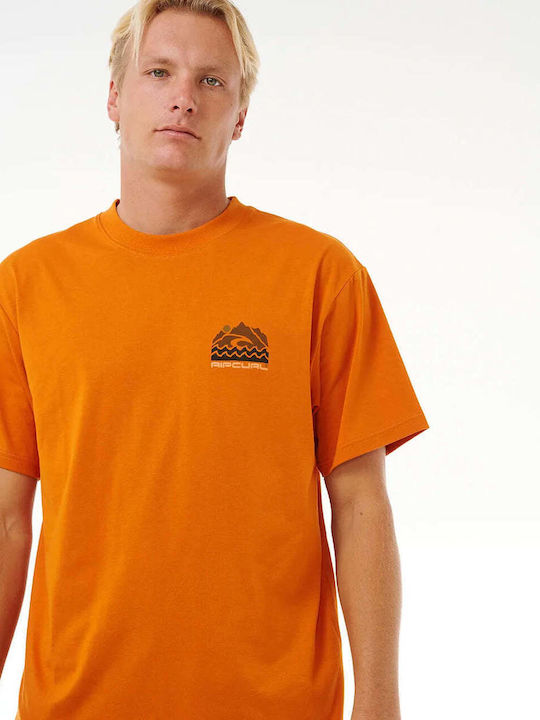 Rip Curl Werbe-T-Shirt Orange Amber