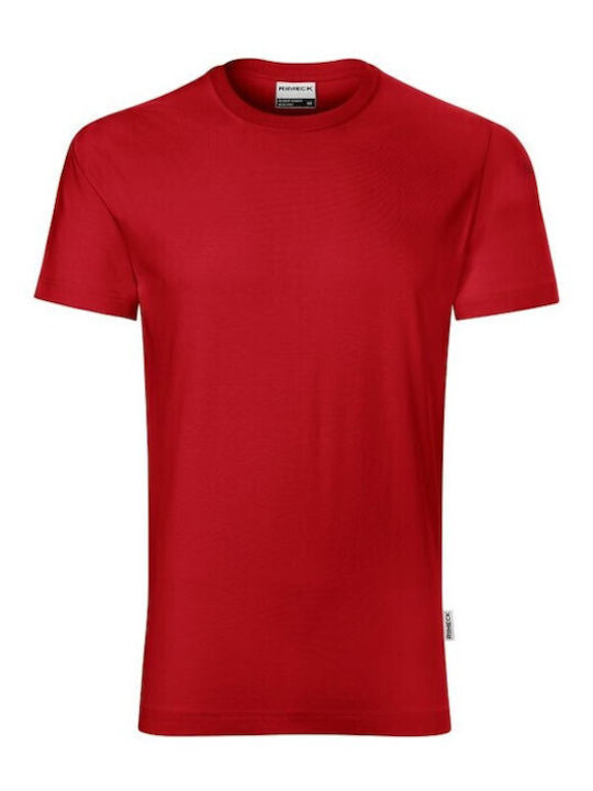 Rimeck Men's Short Sleeve Promotional T-Shirt Red