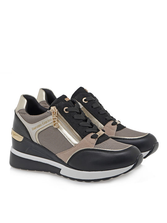 Renato Garini Wedges Damen Sneakers Beige / Black / Platinum