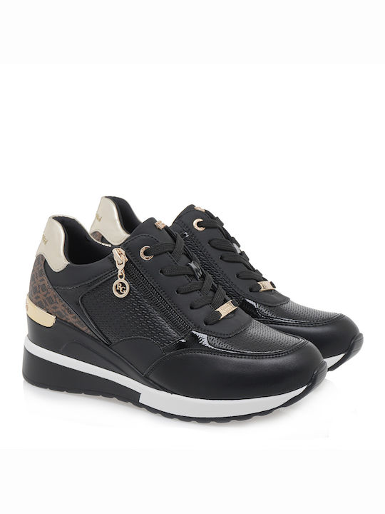 Renato Garini Wedges Sneakers Black Brown