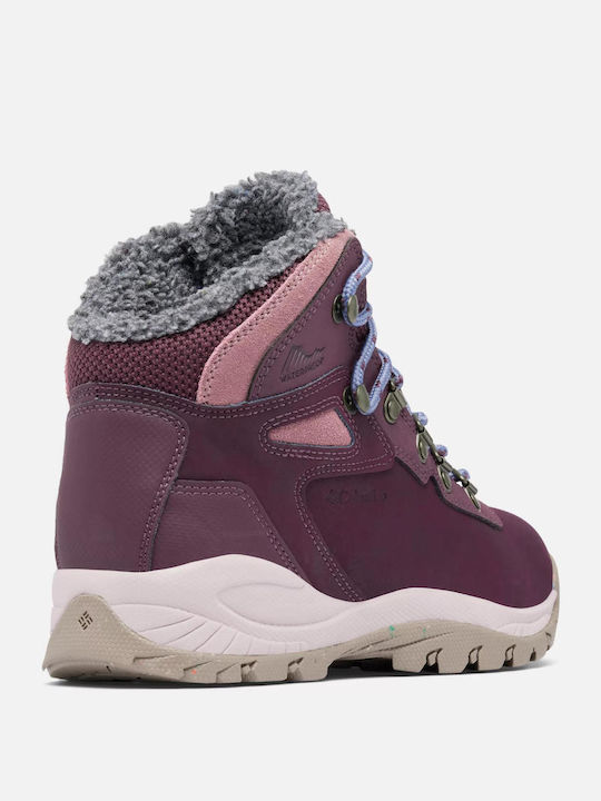 Columbia Newton Ridge Women's Hiking Waterproof Purple Boots