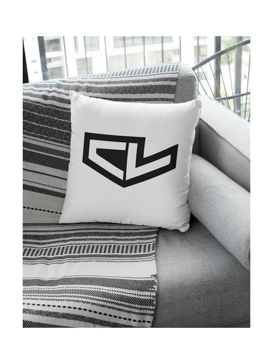 TKT Sofa-Kissen Weiß 40x40cm