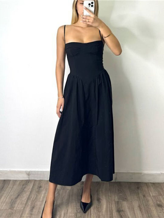 Chica Midi Rochie Black