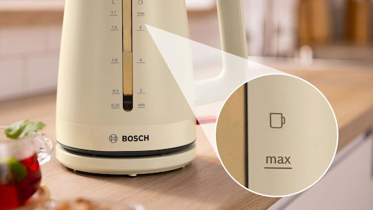 Bosch MyMoment Βραστήρας 1.7lt 2400W Μπεζ