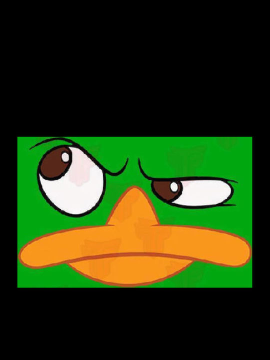 Мъжка памучна тениска Takeposition Duck Face кралско синьо 320-1395-10