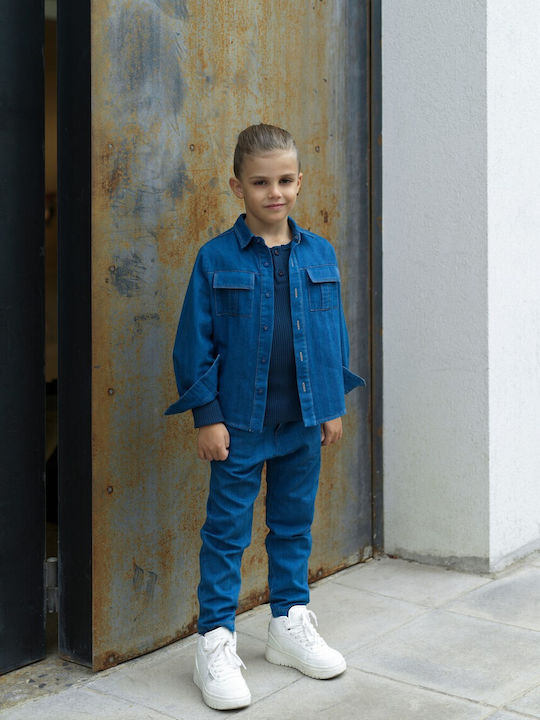 Brand Kids Shirt Blue