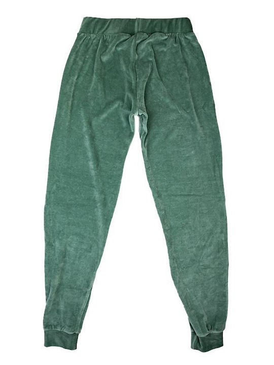 Paco & Co Damen-Sweatpants Mint Samt