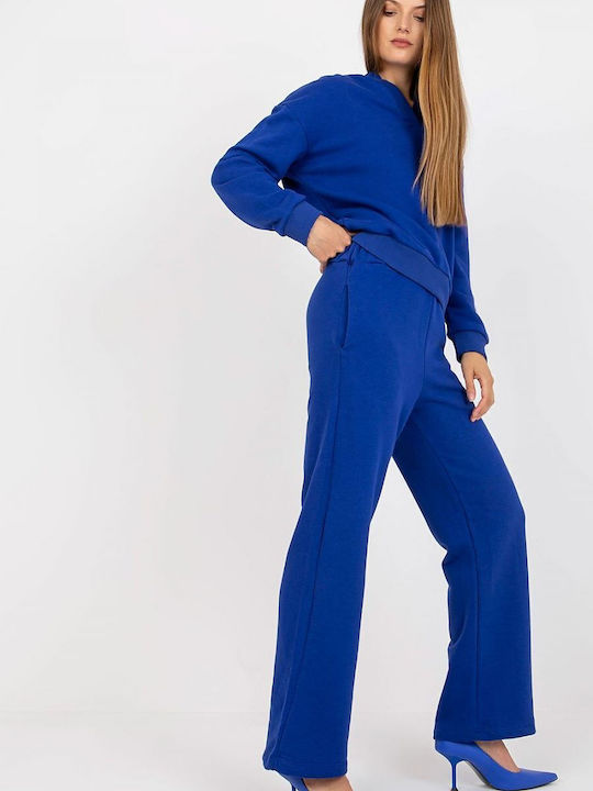 Fancy Damen-Sweatpants-Set Blau