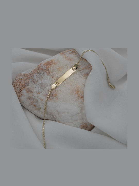Themelidis Jewels Βραχιόλι Ταυτότητα Χρυσό 9K Themelidis Jewels Βραχιόλι Ταυτότητα Χρυσό 9K