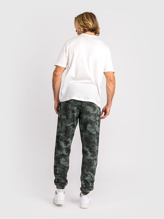 Sweatpants with Elastic Khaki Camo
