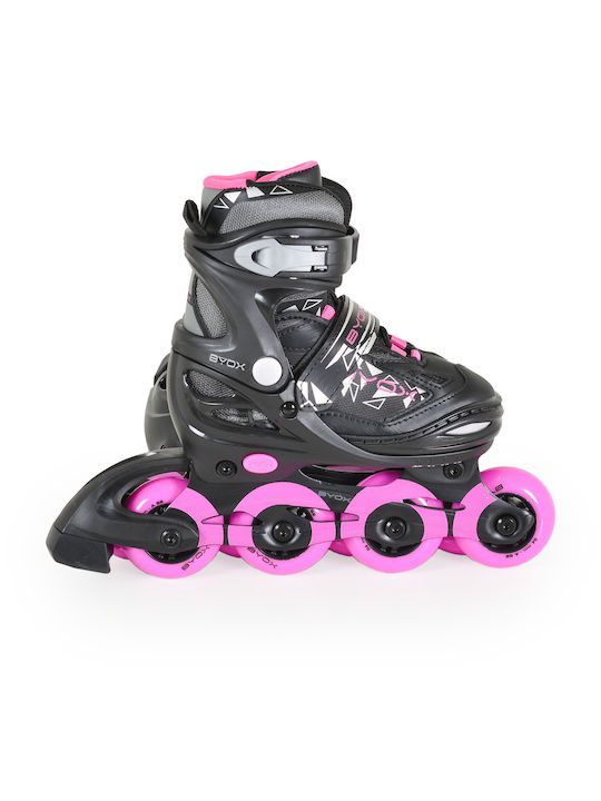 Byox Kids Adjustable Inline Rollers Pink