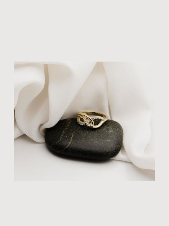 Themelidis Jewels Γυναικείο Δαχτυλίδι με Ζιργκόν από Χρυσό 9Κ