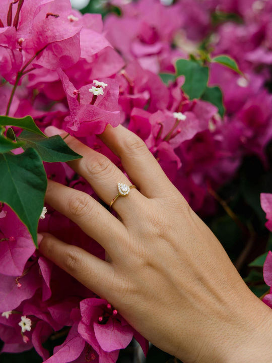 Themelidis Jewels Γυναικείο Δαχτυλίδι Χρυσό 14Κ