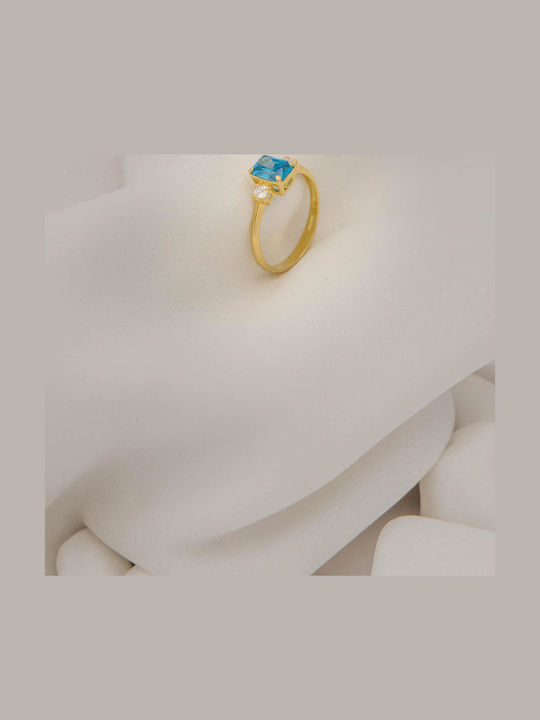 Themelidis Jewels Γυναικείο Δαχτυλίδι Χρυσό 14Κ