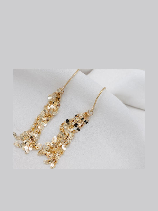 Themelidis Jewels Σκουλαρίκια Κρεμαστά από Χρυσό 14Κ