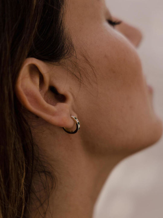 Themelidis Jewels Ohrringe aus Gold 14K mit Steinen