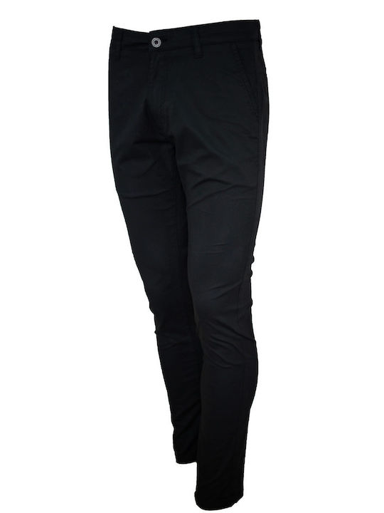 Frankie Denim Herrenhose Chino in Slim Passform Black