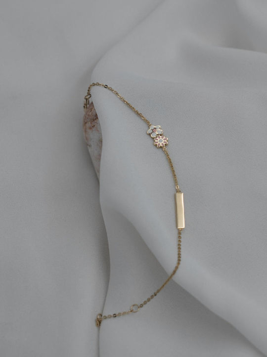 Themelidis Jewels Βραχιόλι Ταυτότητα Χρυσό 14K