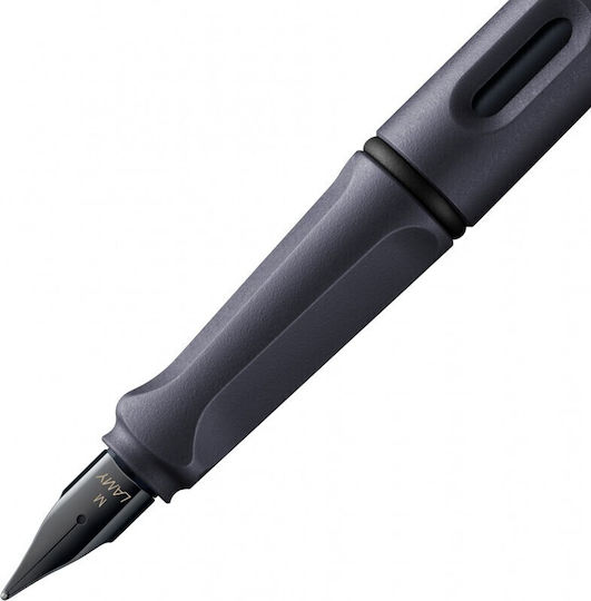 Lamy Safari Stilou Medium Gri cu Negru Cerneală
