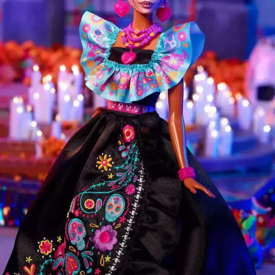 Barbie Dia De Los Muertos de Colectie Păpușă pentru 3+ ani+ Ani 33cm.