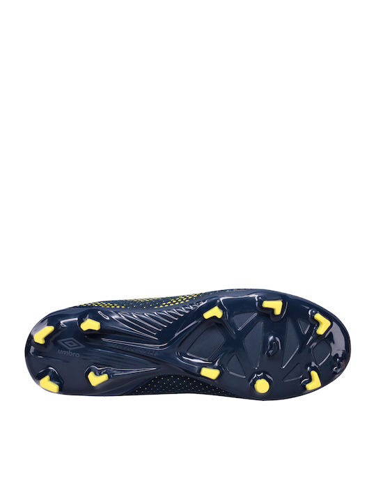 Umbro Velocita Ποδοσφαιρικά Παπούτσια με Τάπες FG Κίτρινα