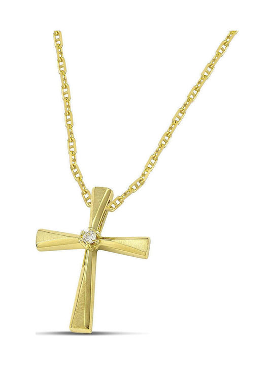 Themelidis Jewels Дамски Златен Кръст 14K