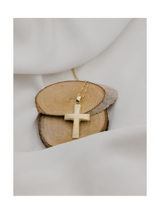 Themelidis Jewels Herren Gold Kreuz 14K