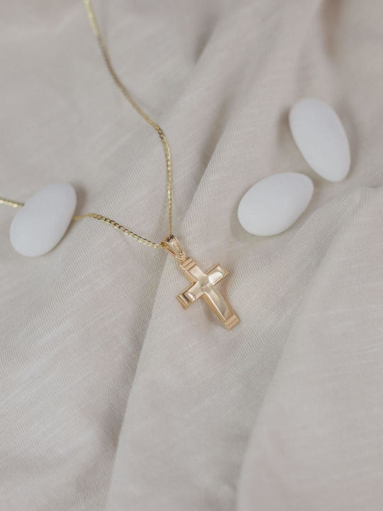 Themelidis Jewels Herren Gold Kreuz 14K