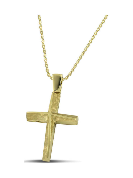 Themelidis Jewels Men's Gold Cross 14K
