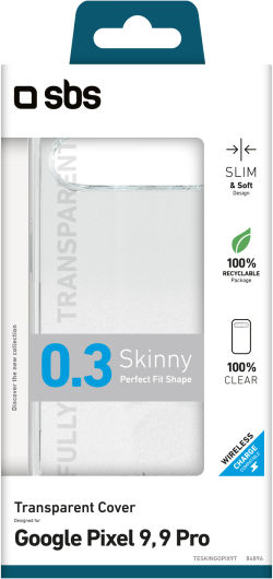 SBS Back Cover Σιλικόνης Διάφανο (Google Pixel 9 / 9 Pro)