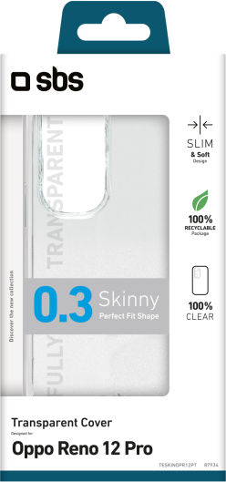 SBS Back Cover Silicone Transparent (Oppo Reno 12 Pro)