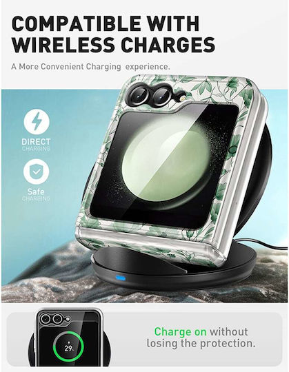 i-Blason Cosmo Back Cover Σιλικόνης Πράσινο (Galaxy Z Flip6 / Z Flip7 FE)