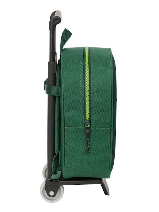 School Bag with Wheels Real Betis Balompié Green 22 X 27 X 10 Cm School Bag with Wheels Real Betis Balompié Green 22 X 27 X 10 Cm