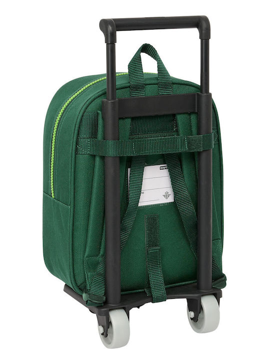 Schulranzen mit Rollen Real Betis Balompié Grün 22 x 27 x 10 cm