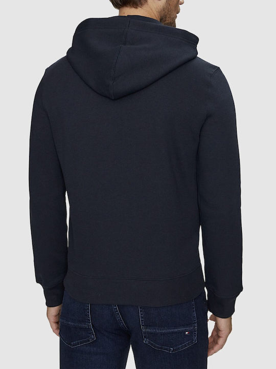 Sweatshirt with Hood Navy Blue