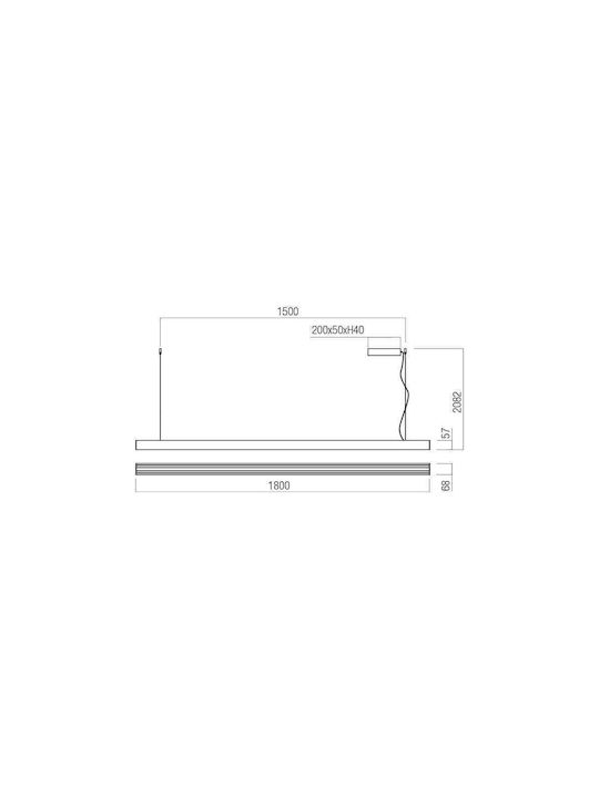 Redo Group Cityline Su Pendant Light LED White