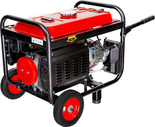 Raider RD-GG14 Generator Gasoline Four-stroke with Handle, Wheels, and Maximum Power 3kVA