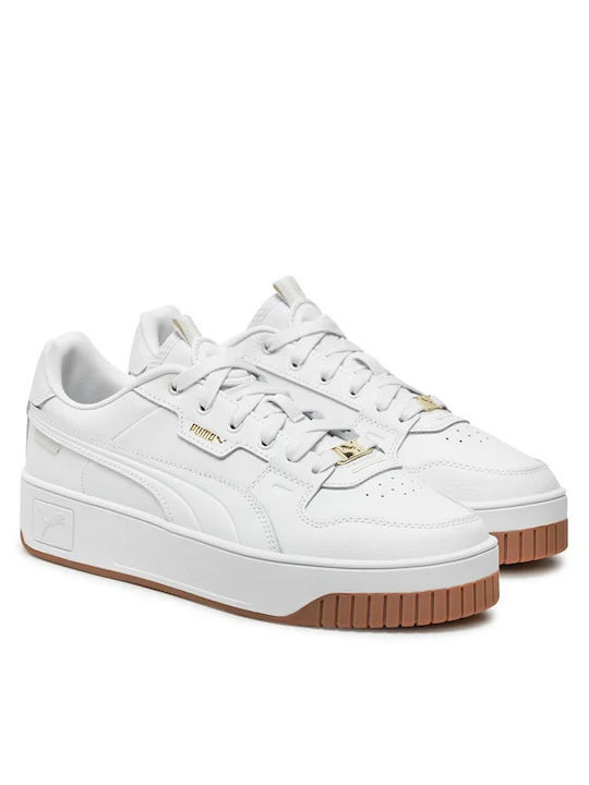 Puma Carina Street Lux Damen Sneakers Weiß