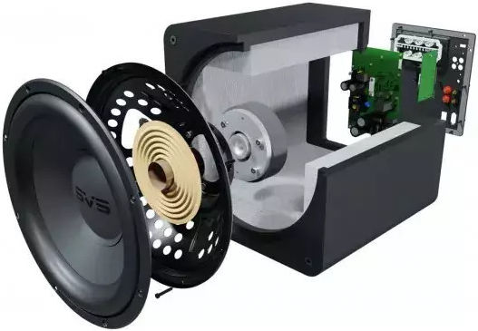 SVS Αυτοενισχυόμενο Subwoofer με Ηχείο 12" 325W Μαύρο