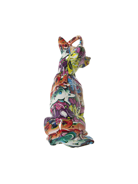 Decorative Figure Alexandra House Living Multicolor Plastic Dog Headphones 14 X 26 X 19 Cm