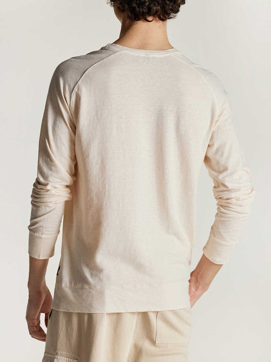 Dirty Laundry Men's Long Sleeve Blouse Beige