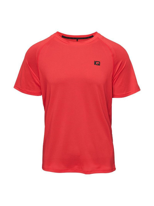 IQ Herren T-Shirt Kurzarm Rot