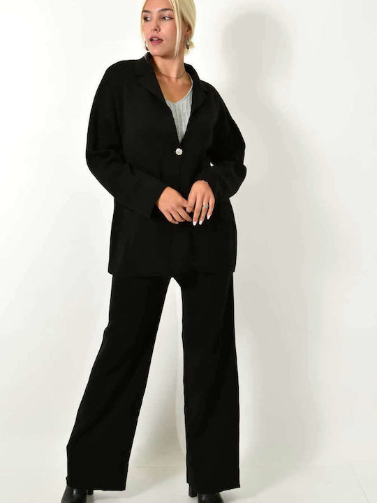 Potre Women's Black Set with Trousers