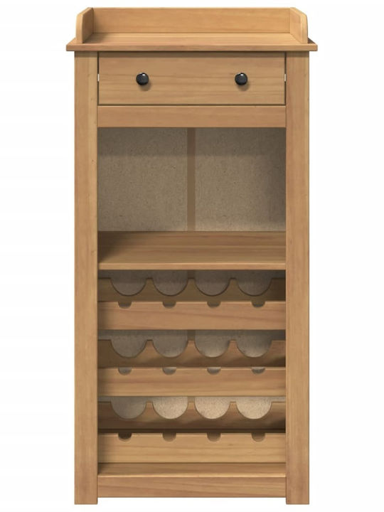 vidaXL Επιδαπέδια Κάβα Ποτών Ξύλινη Καφέ 57x40x111.5εκ.