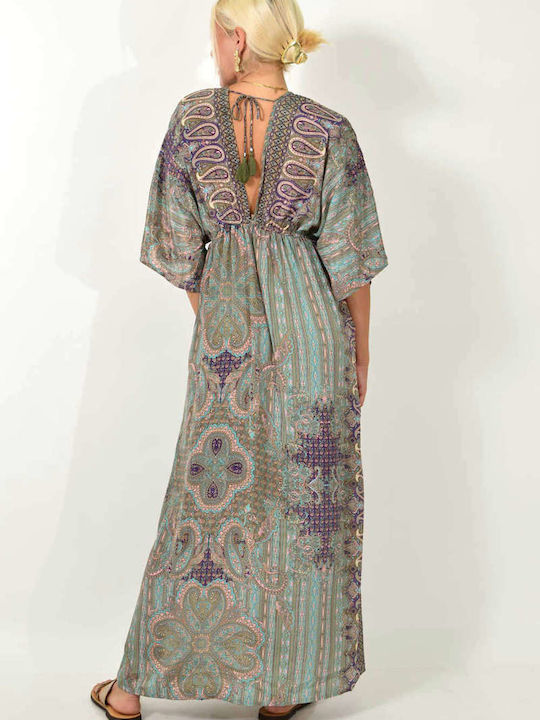 Potre Summer Maxi Dress purple