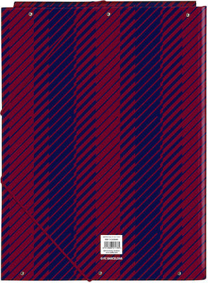 F.C. Barcelona Clipboard for Paper A4 Burgundy F.c Barcelona 1pcs