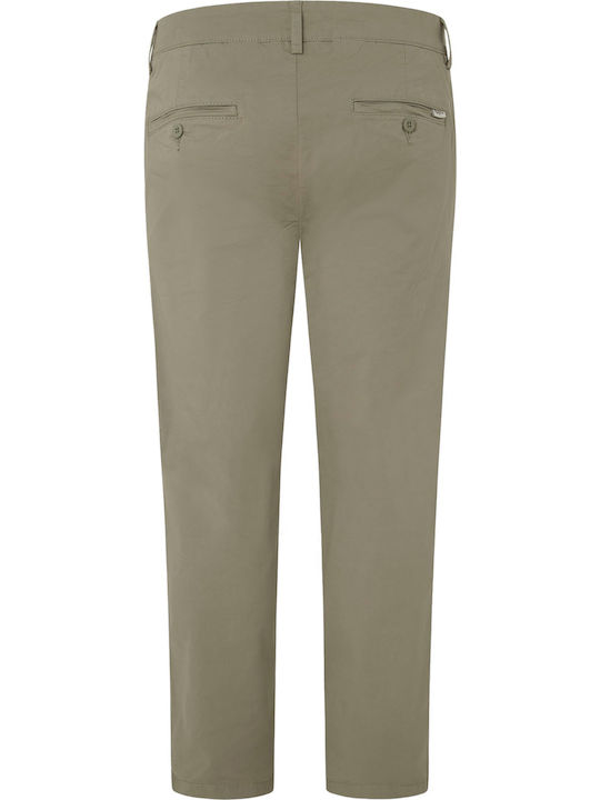 Trousers Chino in Slim Fit Palm Green