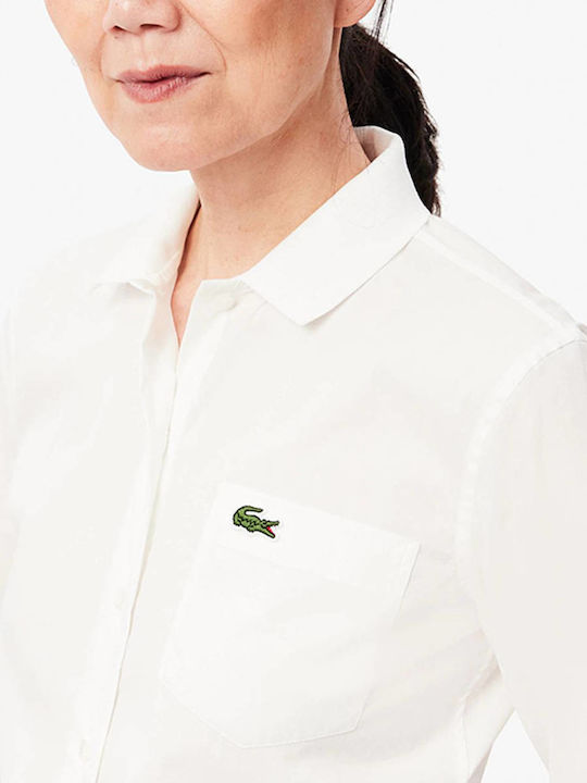 Mânecă lungă Femei Cămașă White